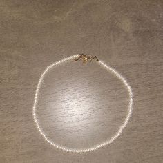 Brand New, Never Worn Chic White Beaded Pearl Necklace, Party Jewelry With Tiny Pearls And Beads, Minimalist Pearl White Beaded Necklace, Jewelry Shein, Beaded Necklace White, Shein Jewelry, Pearl Beaded Necklace, Necklace White, Pearl Beads