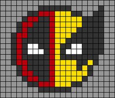 an image of a pixellated face made out of squares