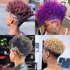 Tapered haircut for women | Trendy hairstyle ideas | Easy hairstyle ideas Taper Natural Haircut Women, 4c Undercut Natural Hair, Natural Hair Undercut Black Women, Taper Cuts For Black Women, Twa Hairstyles 4c Hair Tapered, Fohawk Haircut For Women, Tapered Cuts For Black Women, 4c Haircut Natural Hair Short Cuts, 4c Tapered Haircut