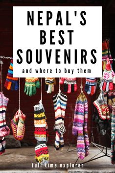 the cover of nepal's best souvenirs, and where to buy them