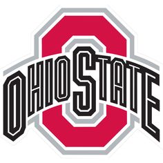 the ohio state university logo is shown on a white background