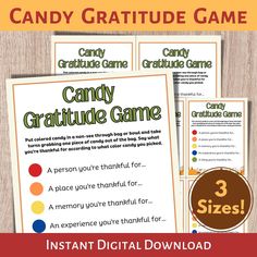 the candy crate game is shown in three different colors, and includes instructions to make it easier