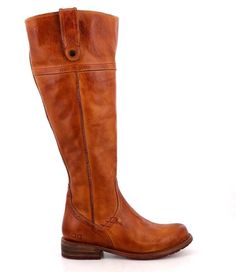 Tall Boots | JACQUELINE WIDE CALF | BED|STU Red Contrast Color, Riding Boots Fashion, Everyday Boots, Style Bed, Tall Riding Boots, Tall Leather Boots, Bed Stu, Wide Calf, Leather Boot