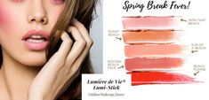 Get that sun kissed glow no matter what the weather! Use on your lips or face or any place you have skin! Mix & Match colors as highlighters. Available at OnlineMakeup.Store Spring Breakers, Match Colors