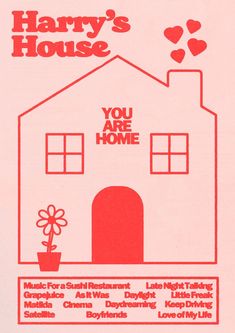 an advertisement for the harry's house