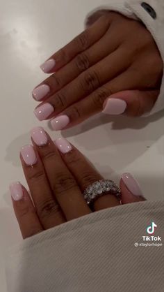 Nagellack Trends, Nagel Tips, Work Nails, Pink Acrylic Nails, Square Acrylic Nails