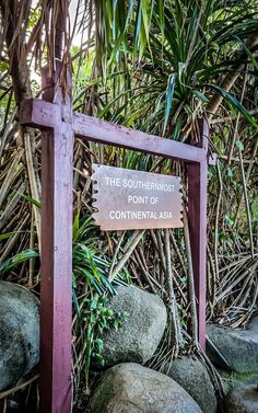 the southernmost point of continental Asia sign at Sentosa Beach, Palawan Island Palawan, Africa Travel