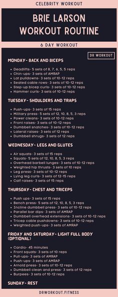 a poster with the words workout routine written in black and pink on it's side