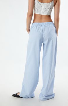 Upgrade your casual wardrobe with the Linen Pull-On Pants from PacSun. Crafted from lightweight linen fabric, these high-waisted pants feature a drawstring waistband, side hand pockets, wide leg openings, and a relaxed fit, ensuring both style and comfort for your everyday adventures.


	11.625" rise
	31.5" inseam
	21" leg opening
	High-rise
	Drawstring waistband
	Side hand pockets
	Wide leg openings
	Relaxed fit
	85% viscose, 15% linen
	Machine washable
	Model is wearing a size small
	Model measurements: 5’8.5” height, 32” bust, 23.5” waist, 35” hips Relaxed Cotton Pants With Pull-on Style, Relaxed Fit Straight Leg Harem Pants For Vacation, Vacation Harem Pants With Relaxed Fit And Straight Leg, Vacation-ready Straight Leg Harem Pants With Relaxed Fit, Summer Relaxed Fit Harem Pants With Pockets, Relaxed Fit Summer Bottoms For Loungewear, Spring Linen Pants With Drawstring, Summer Cotton Wide Leg Parachute Pants, Summer Straight Leg Sweatpants With Pockets