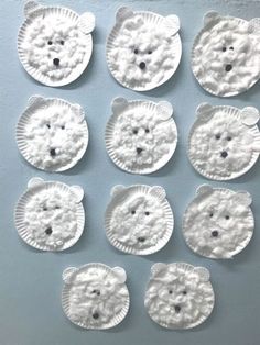 paper plate polar bear crafts for kids to make