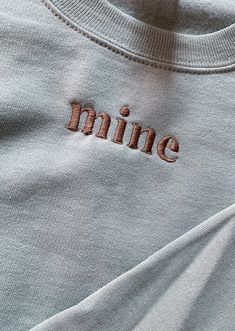 ✰Embroidered ✰UNISEX✰Hand drawn and designed✰Super soft and comfy! Hoodies Design Ideas, Logo Minimalista, Luv U, Embroidery Tshirt, Embroidery Hoodie, Embroidery Shoes, Matching Sweatshirts, Diy Clothes Life Hacks, Embroidery Monogram