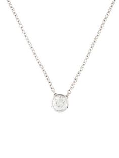 Rhodium-Plated 14K White Gold & 950 Platinum Diamond Pendant Necklace, Diamond Pendant, Rhodium Plated, Jewelry Necklace Pendant, Platinum, Jewelry Necklaces, Plating, White Gold, Pendant Necklace