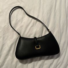 Never Used, From H&M, Perfect Little Black Shoulder Bag To Much With Every Outfit Aesthetic Black Handbag, Cheap Black Shoulder Bag, Going Out Bag Night Out, Small Black Bags Handbags, Cheap Elegant Baguette Shoulder Bag, Small Black Shoulder Bag, Black Shoulder Bag Aesthetic, Black Clutch Outfit, Black Bags Aesthetic