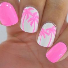 Fun Summer Nails, Nails Opi, Summer Nails Beach, Nails Yellow, Bright Summer Nails, Beach Pink