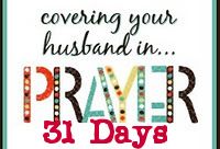 the words covering your husband in prayer are written on a white background with black border