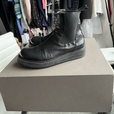 Original, Unisex , Comes With Box And Tag $1500 Rick Owens Boots, Rick Owens Shoes, Rick Owens, Limited Time, Bootie Boots, Ankle Boots, Women Shoes, The Originals, Boots