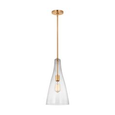 the glass and brass pendant light fixture