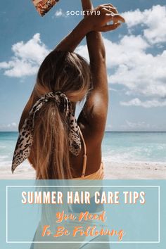 In need of summer hair care tips? Now that we’ll all be spending more time outdoors, we definitely want to be able to look our best, especially our hair. Here are some tips to have your hair be healthy and flowing all summer long.    #summerbeauty #haircare Long Summer Hair, Summer Hair Care, Hairstyles Theme, New Hair Trends, Hair Healthy, Let Your Hair Down, Natural Waves, Be Healthy, Summer Hair