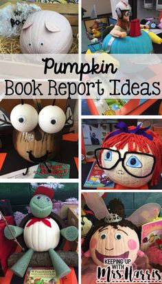 pumpkin book report ideas for halloween