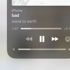 an iphone screen with the text bad, wave to earth and arrows pointing in different directions