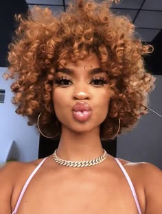 Perm Rod Set, Curly Short, Ginger Hair Color, Dyed Natural Hair, Short Hair Wigs, Hair Black, Short Curly Hair, Ginger Hair, Curly Hairstyles