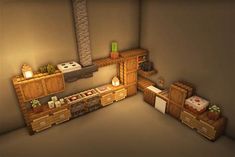 Reddit Dive into anything Kitchen In Minecraft, Minecraft Kitchen Design, Kitchen Minecraft, Mansion Minecraft, Minecraft Kitchens, Interior Minecraft, Minecraft Decoration, Rumah Minecraft Sederhana, Minecraft Mansion