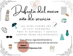 a poster with the words disfruta del nuen and service on it