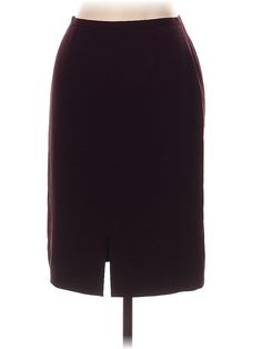 Classiques Entier Wool Skirt Size: 8 Bottoms - used. 4% Lycra, 96% Wool, Solid | Classiques Entier Wool Skirt: Burgundy Solid Bottoms - Size 8 Wool Skirt, Wool Skirts, Womens Bottoms, Women Handbags, Wool, Skirt, Handbags, For Women, Clothes