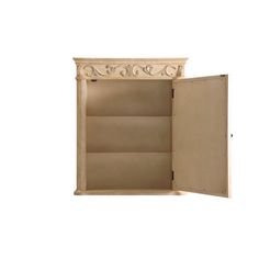 an open book case on a white background