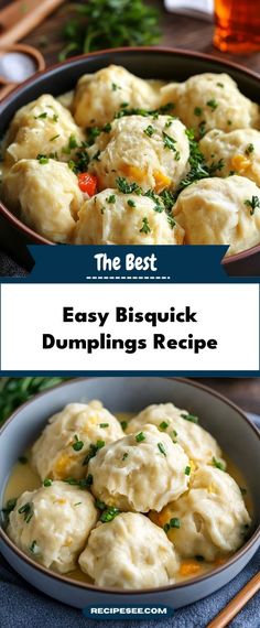 Whip up these Easy Bisquick Dumplings in no time! With minimal ingredients, they create soft and tender dumplings that pair wonderfully with your favorite savory dishes or broths.