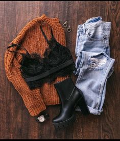 Look Grunge, Mode Inspo, Soft Grunge, 가을 패션, Komplette Outfits, Fall Fashion Outfits, Mode Inspiration, Winter Fashion Outfits, Looks Vintage