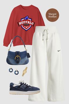 Buffalo Football, Gameday Outfit, Football, Outfit Inspo, Blue, American Football