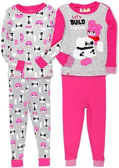 LEGO Duplo Animals Toddler Girls 2fer 4 Piece Long Sleeve Cotton Pajamas Set #lego #duplo #animals #toddler #girls #set #pajamas #amazon #shopamazon #amazonprime #yankeetoybox #christmas #gift #stocking #stockingstuffer Duplo Animals, Lego Duplo Animals, Lego Girls, Shop Lego, Dalmatian Dog, Cotton Pajamas, Girls Sleepwear, Long Sleeve And Shorts, Cotton Pajama Sets