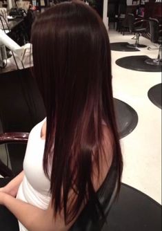 Dark Tone Hair Color Ideas, Black Tinted Red Hair, Red And Brown Highlights On Dark Hair, Black Wine Hair, Black Hair With Tint, Really Dark Red Hair, Blackish Red Hair, Dark Brown Burgundy Hair, Dark Brown Red Hair