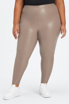 Vegan Leather Pull On Legging Fabletics Willow Bark female Activewear >> Womens >> Bottoms >> Leggings >> Full Length plus Everyday Legging in our Vegan Leather fabric. Female Activewear, Everyday Leggings, Willow Bark, Stretchy Leggings, Leather Pulls, Leather Fabric, Active Wear For Women, Vegan Leather, Womens Bottoms