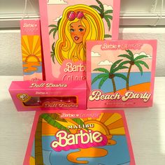 Brand New Eyeshadow Highlighter 3 Lip Sets Eyelashes Mirror Colourpop Muppets, Colourpop Winx Club, Colorpop Cosmetics Collection, Colourpop Barbie Palette, Winx Colourpop, Lip Set, Malibu Barbie, Beach Party, Highlighter