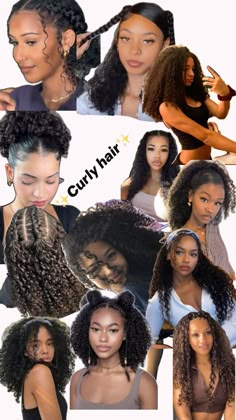 Curly hair Cute Curly Hair Styles, Curly Hairstyles For Long Hair, Braids Curly Hair, Best Curly Hairstyles, Lace Braids, Curly Hair Style