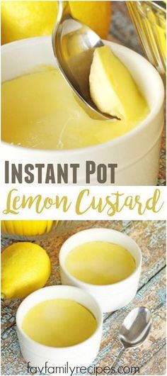 lemon custard is an easy and delicious dessert