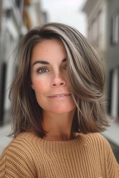 45 Best low maintenance haircuts for women over 50 For Different Hair Types Low Maintenance Haircuts For Women, Grey Hair Over 50, Haircuts For Women Over 50, Low Maintenance Haircut, Short Grey Hair, Different Hair Types, Different Hair