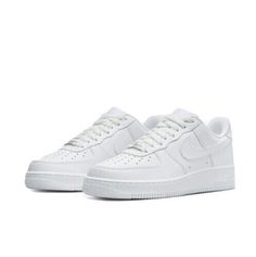 ** NEW IN BOX ***  Nike Air Force 1 Low '07 White   CW2288-111  Men's Size 12  NEW IN BOX Tenis Air Force, Guerriero Samurai, White Air Forces, New Nike Air Force, Dr Shoes, Cute Nike Shoes, Nike Air Force 1 07, Nike Brand, Cute Nikes