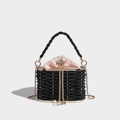 This luxurious Sparkling Water Diamond Basket Evening Handbag will elevate any evening look. The intricate diamond basket design adds a touch of elegance, while the sparkling water jewels make a statement. - Color: Black, Green, Silver, Gold, Multicolor, Purple, Blue, Brown, Pink- Style: Handbag- Material: Microfiber- Closure Type: Drawstring- Strap Type: Detachable- Interior Features: Lining- Exterior Features: Embellishments- Occasion: Formal, Casual, Party- Gender: Women Elegant Rhinestone Bucket Bag, Elegant Bucket Bag With Rhinestones, Elegant Bucket Bag For Events, Black Rectangular Bucket Bag For Party, Elegant Bucket Evening Bag, Evening Rectangular Bucket Bag With Pearl Handle, Glamorous Evening Bucket Bag, Chic Evening Bucket Bag With Pearl Handle, Elegant Bucket Evening Bag For Events