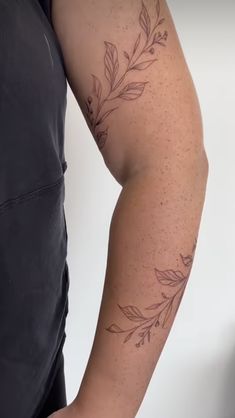 a person with a tattoo on their arm