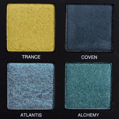 Colorful Palette Eyeshadow, Eyeshadow Aesthetic, Eyeshadow Palette Aesthetic, Eye Shadow, Gold Eyeshadow, Mermaid Aesthetic, Eyeshadow Pallets, Eye Makeup Designs