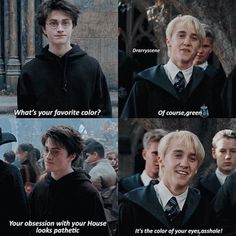 harry potter and his friends are talking to each other