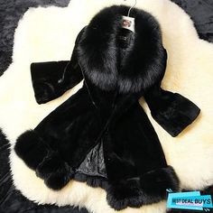 BestDealBuys Femininity Style, Winter Fur Coats, Outfit Styles, Fur Parka, Collar Designs, Long Style, Cheap Fashion, Faux Fur Collar, Fashion Today