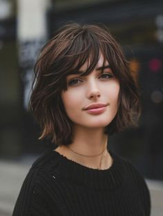 Stylish Shaggy Bob Haircuts - Modern Looks for All Asymmetrical Wavy Bob Medium, Shaggy Bob With Fringe, Short Shag Bob With Bangs, Grunge Bob Haircut, Layered Bob Fine Hair, Shaggy French Bob, French Shag Haircut, Shaggy Bob With Bangs, Short Shaggy Bob Hairstyles