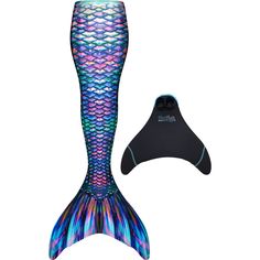 an image of a colorful mermaid tail and fins