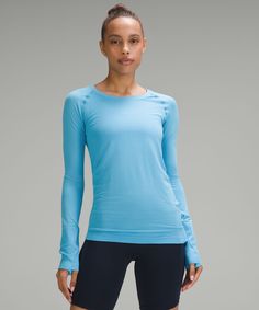 Cute Nike Outfits, Lululemon Swiftly Tech, Garment Fabric, Lululemon Swiftly, Swiftly Tech, Tops Long Sleeve, African Safari, Womens Long Sleeve Shirts, Nike Outfits