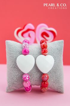 This handmade bracelet is made of 10mm Agate beads and 25mm by 25mm ceramic heart shaped bead which are strung on a high quality stretch cord. This bracelet comes in 2 different colours: pink and red. It is a beautiful gift idea for a Birthday, Anniversary, Mother's Day, Valentine's Day or as a present without an occasion for yourself or someone you care about. Heart Ceramic, Idea Birthday, Birthday Jewelry