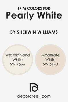 What are the Trim colors of Pearly White SW 7009 by Sherwin Williams? Best Trim Color, Trim Colors, Architectural Details, Coordinating Colors, Paint Color